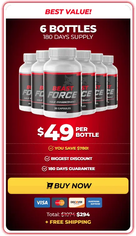 Buy BeastForce 6 Bottle